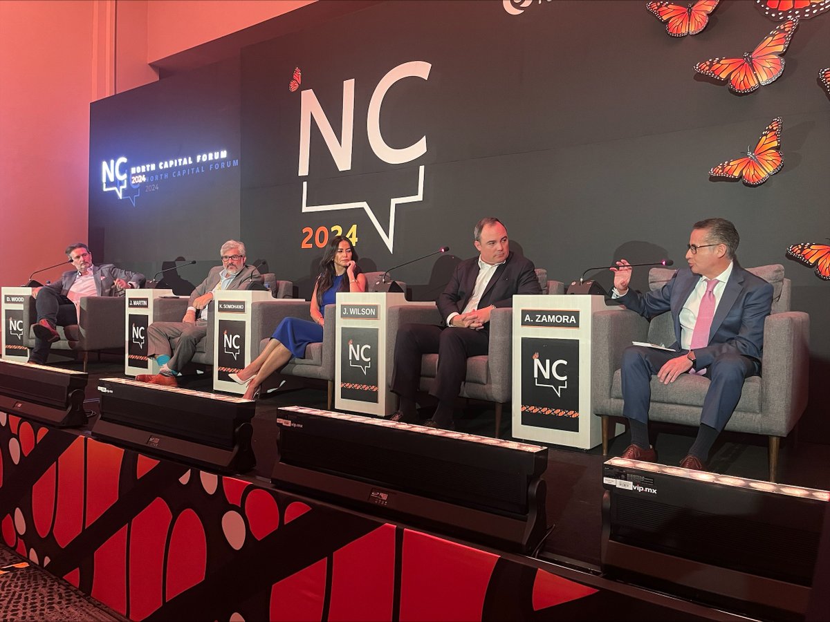 Durante su intervención en el #NorthCapitalForum, nuestro presidente <a href="/abrahamzato/">Abraham Zamora T</a>,  destacó cómo una mayor integración energética en América del Norte podría acelerar la transición energética en México. "Las ventajas comparativas de EE. UU. y México son fundamentales para