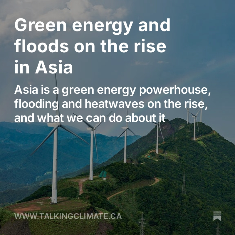 One of the most common refrains I hear in North America when I bring up climate action is, “What about China?” These days, I say, yes – let’s talk about what’s happening there ➡️ talkingclimate.ca/p/green-energy…