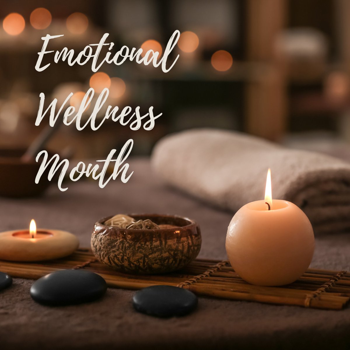 BirdRockMassage's tweet photo. October is Emotional Wellness Month, a reminder to nurture your mind and soul just as much as your body. ✨ https://t.co/Srnk7qX1K4