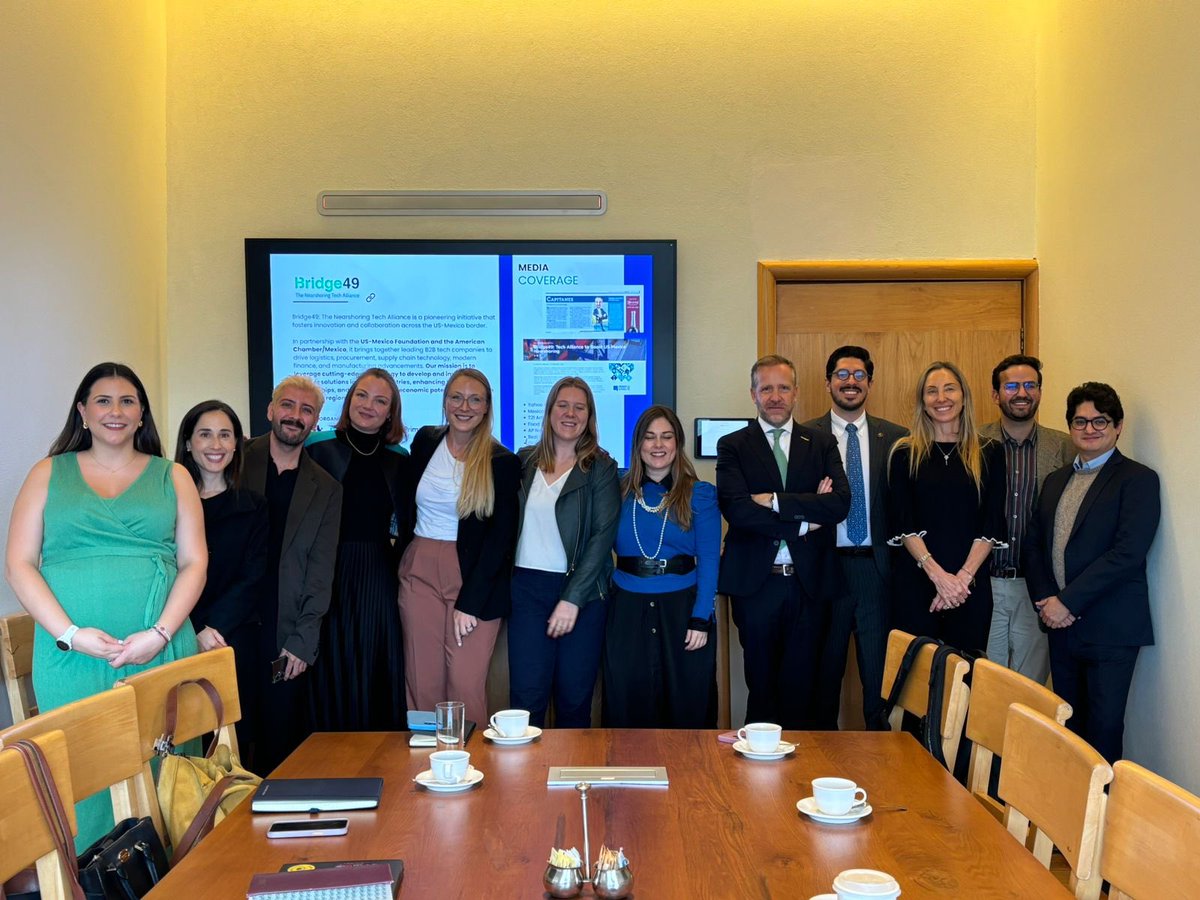 Deeply proud of the mission we are on together to modernize US-Mexico trade.

Thanks for hosting <a href="/NorthCapital_F/">North Capital Forum</a> + leading the charge <a href="/USMexicoFound/">U.S.-Mexico Foundation</a> <a href="/sofiapotesa/">Sofia Potes</a> <a href="/nuvocargo/">Nuvocargo</a> and all our #Bridge49 colleagues