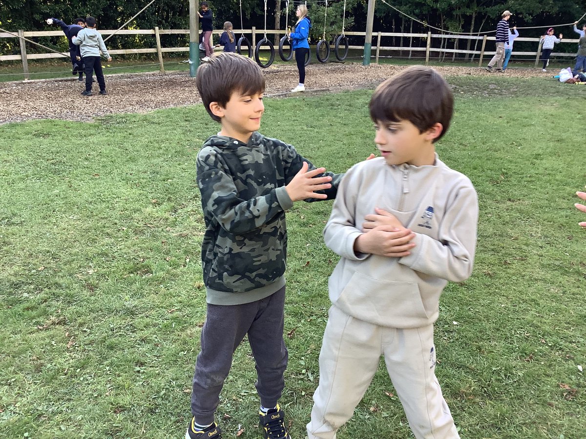 An afternoon of team building on the low ropes!