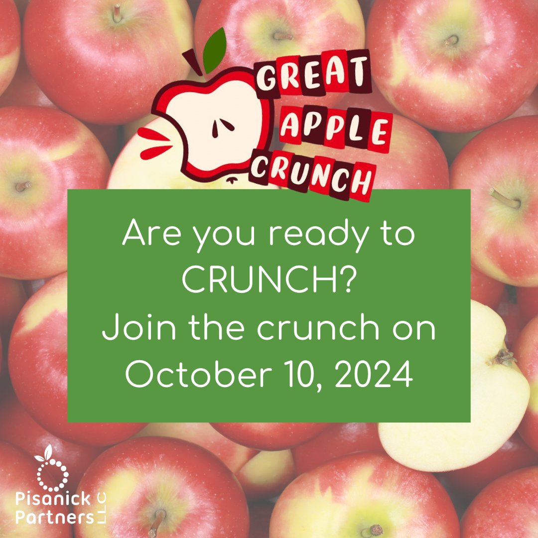The official #GreatAppleCrunch takes place on Thursday, October 10th, but crunching can happen anytime during October. 🍎Resources to celebrate the day: farmtoschool.osu.edu/2024/09/27/the…

#F2SMonth #FarmToSchool #HarvestoftheMonth #apples #supportlocal #PisanickPartners #schoolnutrition