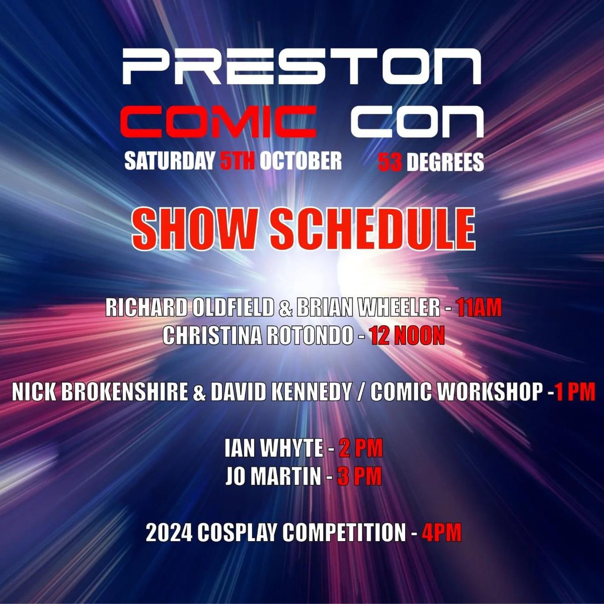 Preston Comic Con tweet media