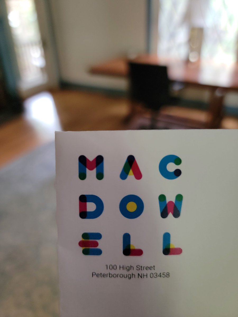 DianaCejasMD's tweet photo. day one @MacDowell1907 

#MacDowellResidency https://t.co/dMUVMg0Ysw