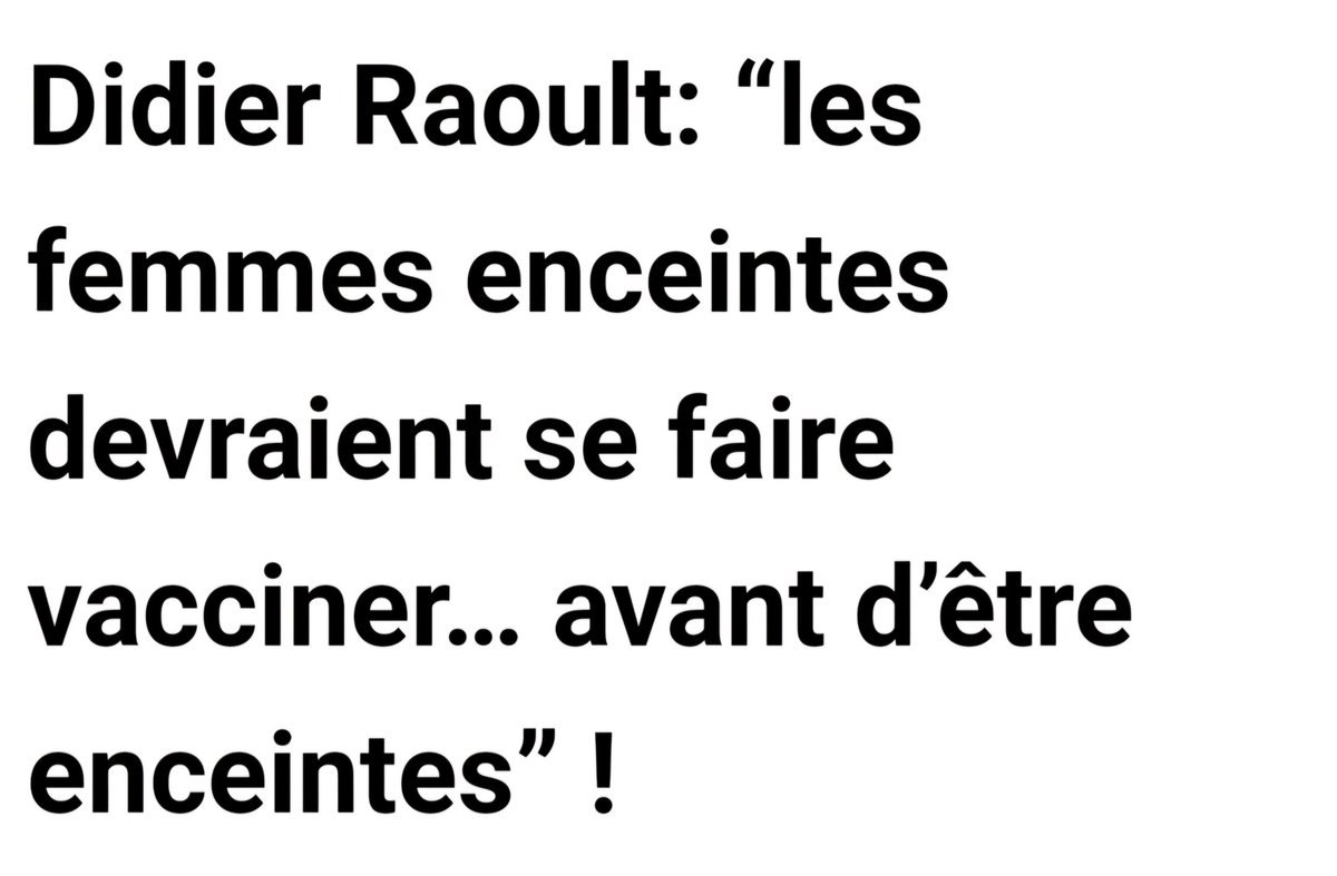 Arreter_Fischer's tweet photo. N'oublie pas de rappeler que Didier #Raoult, l'auto-proclamé Mbappé de la microbiologie, a dit et répété en 2021 qu'il convenait de faire injecter les anciens avec le poison expérimental qui a tué l' épouse, M. #Doyer et des dizaines de milliers d'autres citoyens européens.
https://t.co/iEerrHzziq
https://t.co/cqm2ngrp6m
Et pour les futures mamans, comme pour des millions de professionnels du soin, ton héros, Stefan, a admirablement servi son mentor, Alain #Mérieux, et ses partenaires financiers (Big Pharma, UE, Bill Gates, ...).
Les femmes enceintes et leurs enfants, cibles prioritaires des eugénistes
https://t.co/iEerrHzziq
https://t.co/WCMYMful19