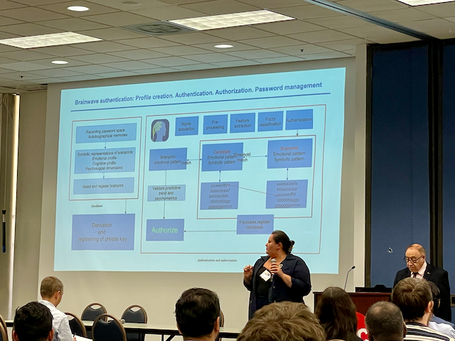 IEEEBrain's tweet photo. It's time for our Lightning Talks round for this evening's @IEEEBrain Discovery & #Neurotechnology Workshop poster session, starting with an introduction from #IEEEBrain Chair, @makay58. Each presenter gets one minute to give us a quick download on their poster....and GO! #brain https://t.co/YoZEZvttDa