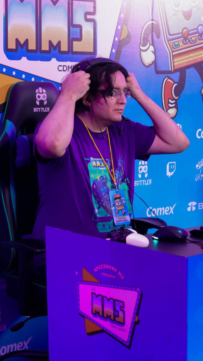 SpeedrunsMexico's tweet photo. Fotos del Día 2 de la MMS CDMX 24.
🎮 Runner @llwallyxll
📷 Fotógrafo @Rugort
@Battler_gg @PinturasComex @Banorte_mx
#speedruns #gamingcommunity #gamingconcausa #gaming #MMSCDMX https://t.co/TEMIJ2ykp2
