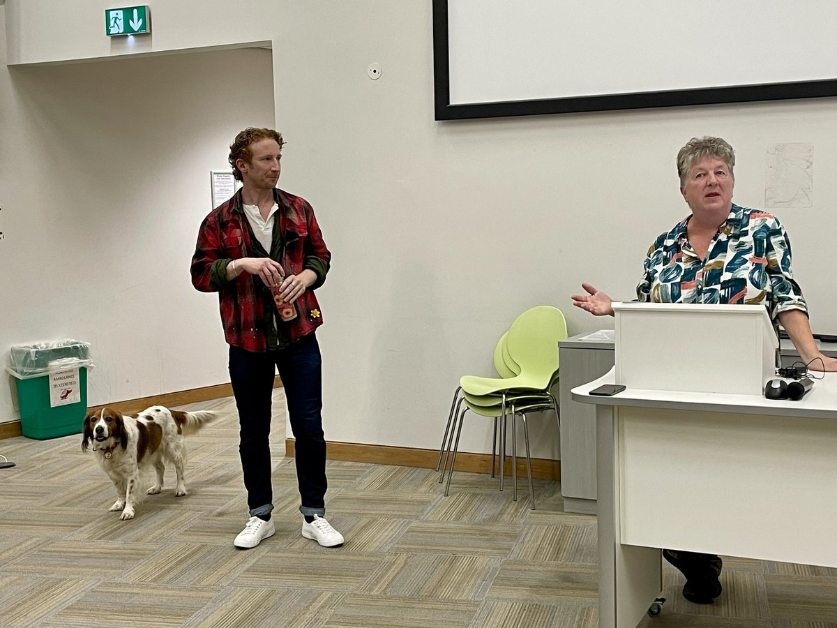 Peter Stockwell (@peterjstockwell) on Twitter photo Lesley Jeffries introducing the annual <a href="/Babelzine/">Babel: The Language Magazine</a> lecturer <a href="/bencrystal/">Ben Crystal</a> What a fabulous talk on Shakespeare’s original pronunciation - so entertaining you didn’t notice the thorough grounding in linguistics, theatre and ethics that was underneath. Brilliant Lesley Jeffries introducing the annual <a href="/Babelzine/">Babel: The Language Magazine</a> lecturer <a href="/bencrystal/">Ben Crystal</a> What a fabulous talk on Shakespeare’s original pronunciation - so entertaining you didn’t notice the thorough grounding in linguistics, theatre and ethics that was underneath. Brilliant