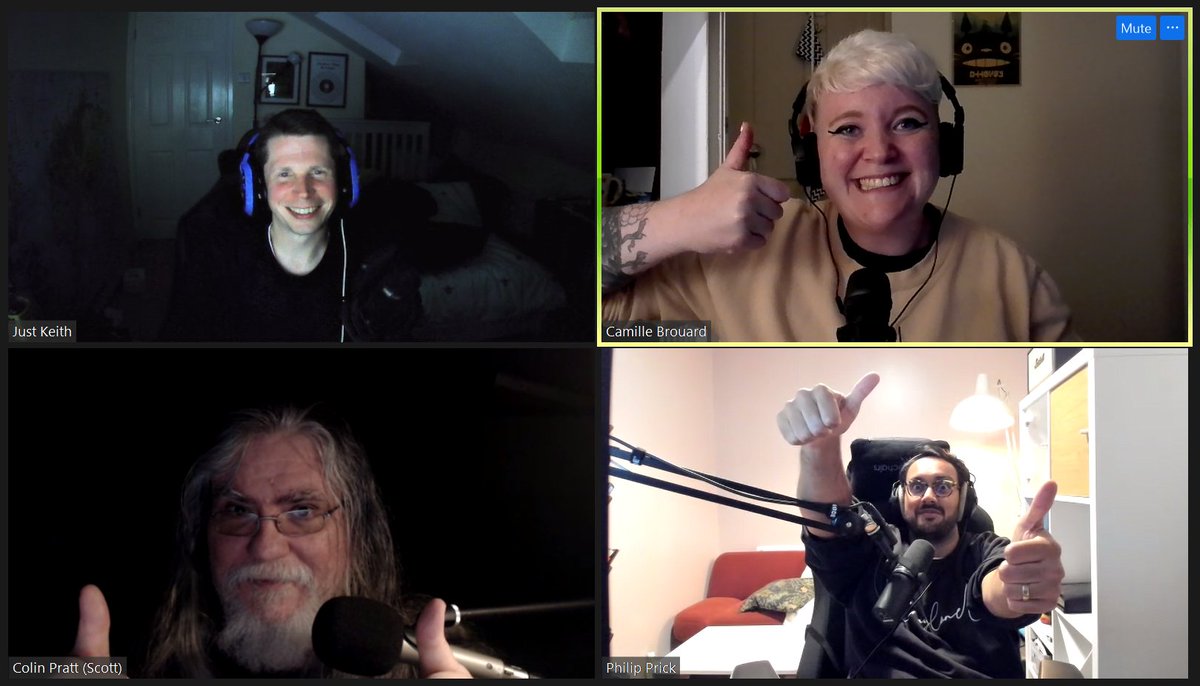 Well done to Camille for GMing their first game ever on the pod! 🥳 (it was a game of Vampire Couriers: From Dusk Til Dawn) #TTRPG #podcast #tabletop #RPG @sdorward