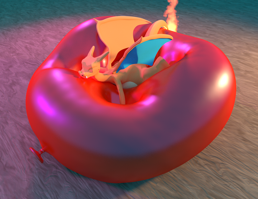 Talalskar's tweet photo. a bit of balloon existence, because I thought using the charizard model for something would be neat
I need to make a feminine version to make a character of mine more properly "present". https://t.co/MoXwSpc7dS