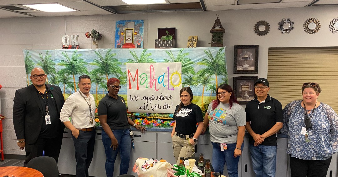 Yesterday was Custodian Appreciation Day and we celebrated our amazing team with a Luau to say "Mahalo". #CustodianAppreciation #ManyThanks #KOPride