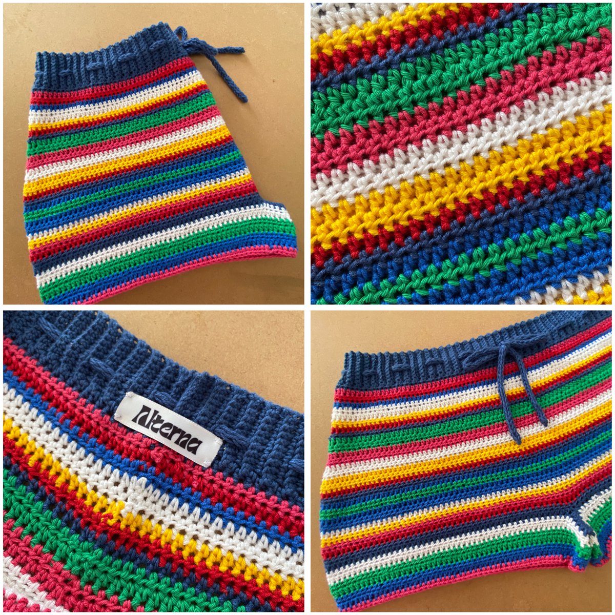 Sandramanzanoc1's tweet photo. Cómprenme para poder dedicarme a tejer todo el día 
The Lolita multicolor short🧶 https://t.co/mrMHCEx0qr