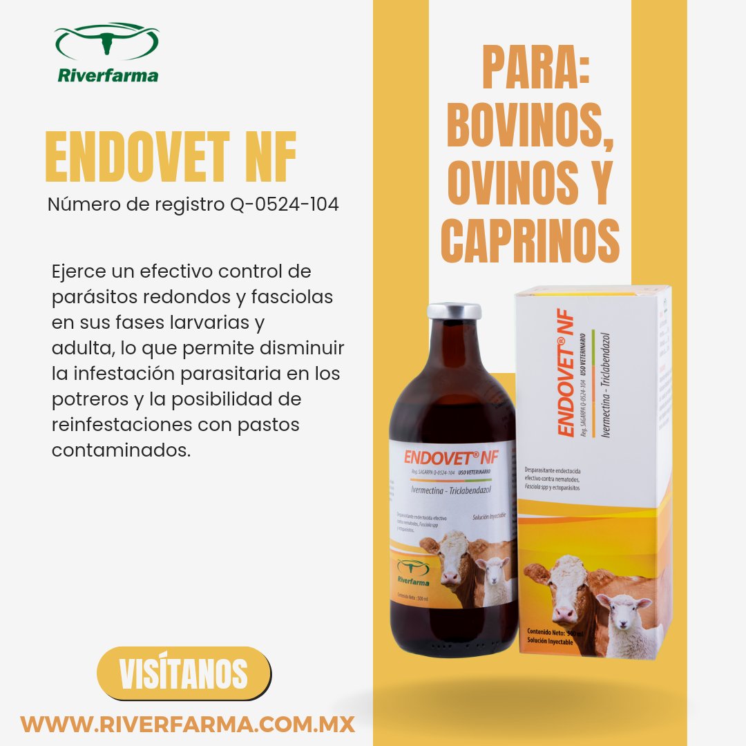 riverfarma's tweet photo. Posee un amplio margen de seguridad, pude usarse en hembras gestantes,
sementales, animales débiles y jóvenes sin ocasionar efectos negativos. https://t.co/J4IiCKe2RJ