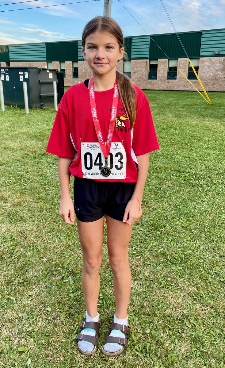 Congratulations to our Cross country runners on a great run today. Big Shout Out to Lila Rowsell for bringing home gold! Thanks to Mrs. Tuck for coaching 
<a href="/schoolsportsnl/">School Sports NL</a> <a href="/NLSchoolsCA/">NLSchools</a>