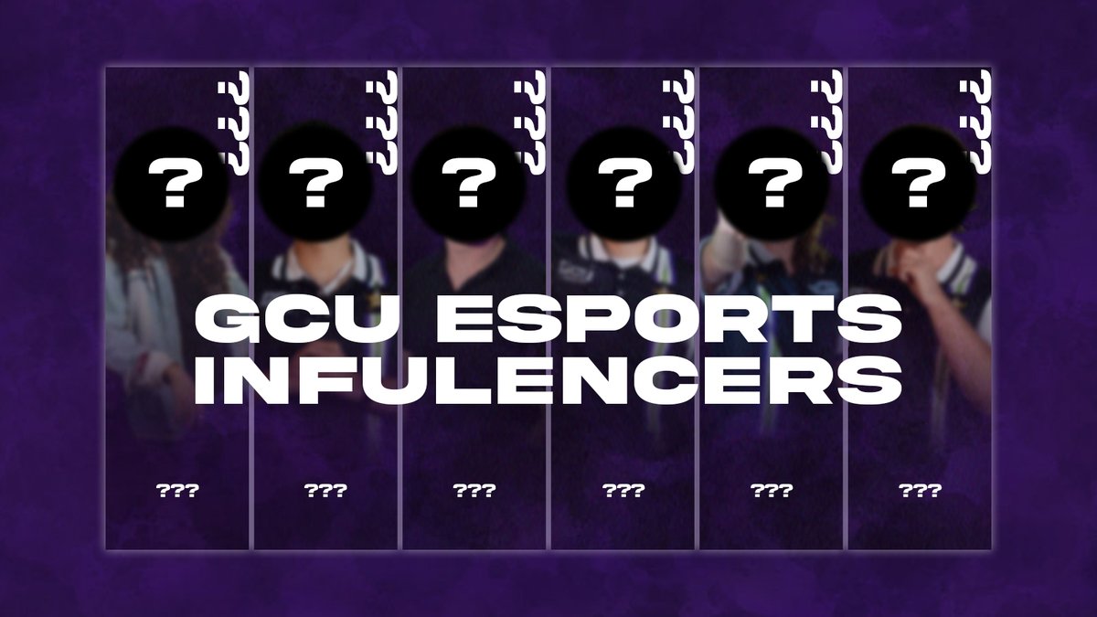 Esports_GCU's tweet photo. Meet your GCU Esports Influencers ❗
Catch the excitement and watch now on our YouTube channel ⬇️
🔗https://t.co/k3R2xfI3lF

#esports #gcu #LopesUp #gcuesports https://t.co/8HfY5JPatn