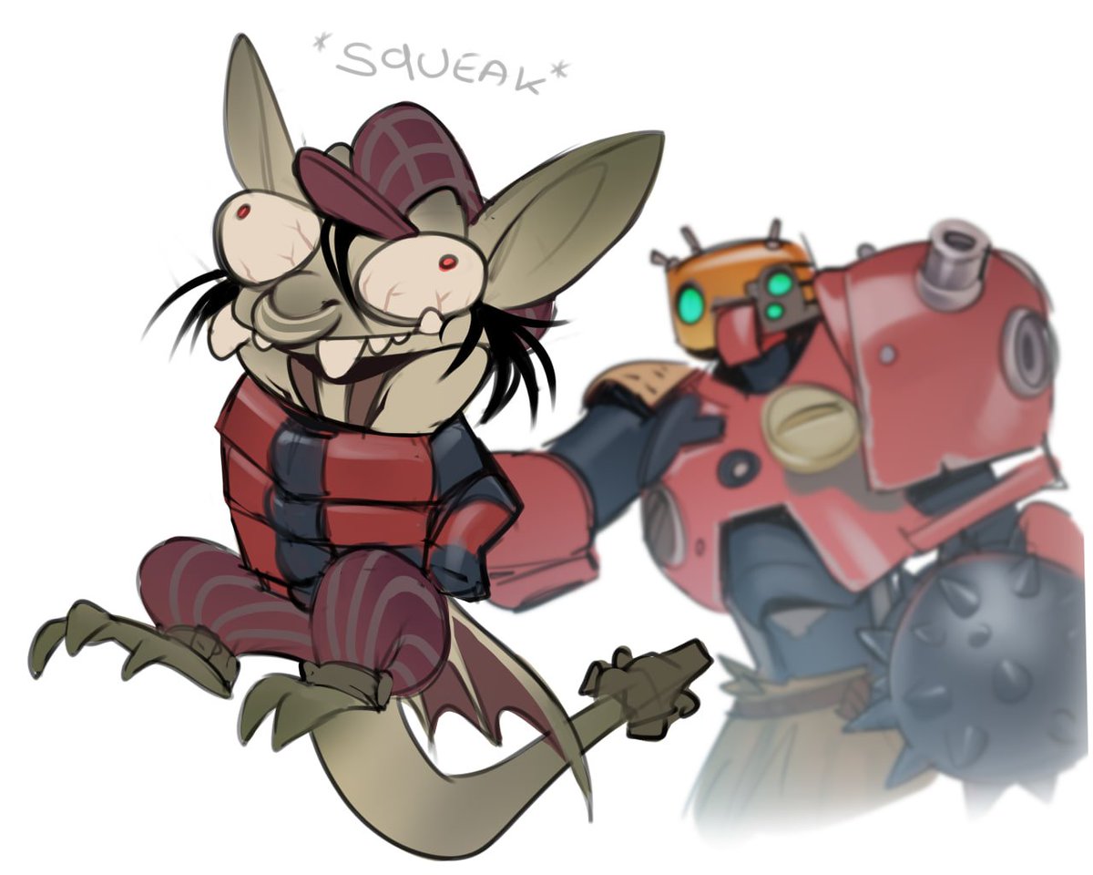 hattieZAZU's tweet image. Bebop  and Ivy (deadlock) 😎