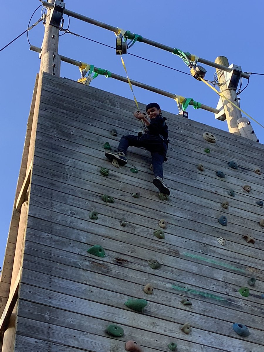 Great fun this afternoon doing the low ropes and climbing wall!