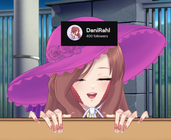 dani_rahl's tweet photo. Wooohooo!
400 followers! Welcome in honey bunnies!
The more, the merrier!
https://t.co/ikfp8ezfTX
#Vtuber #vtubermilestone https://t.co/FYvIwIbv20