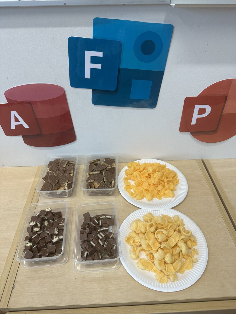 The two S3 Business classes participated in the blind taste test challenge as part of our Branding topic this week! I definitely enjoyed it as much as the pupils 🤩🍫🍪 <a href="/StJoAcad/">St Joseph's Academy</a>