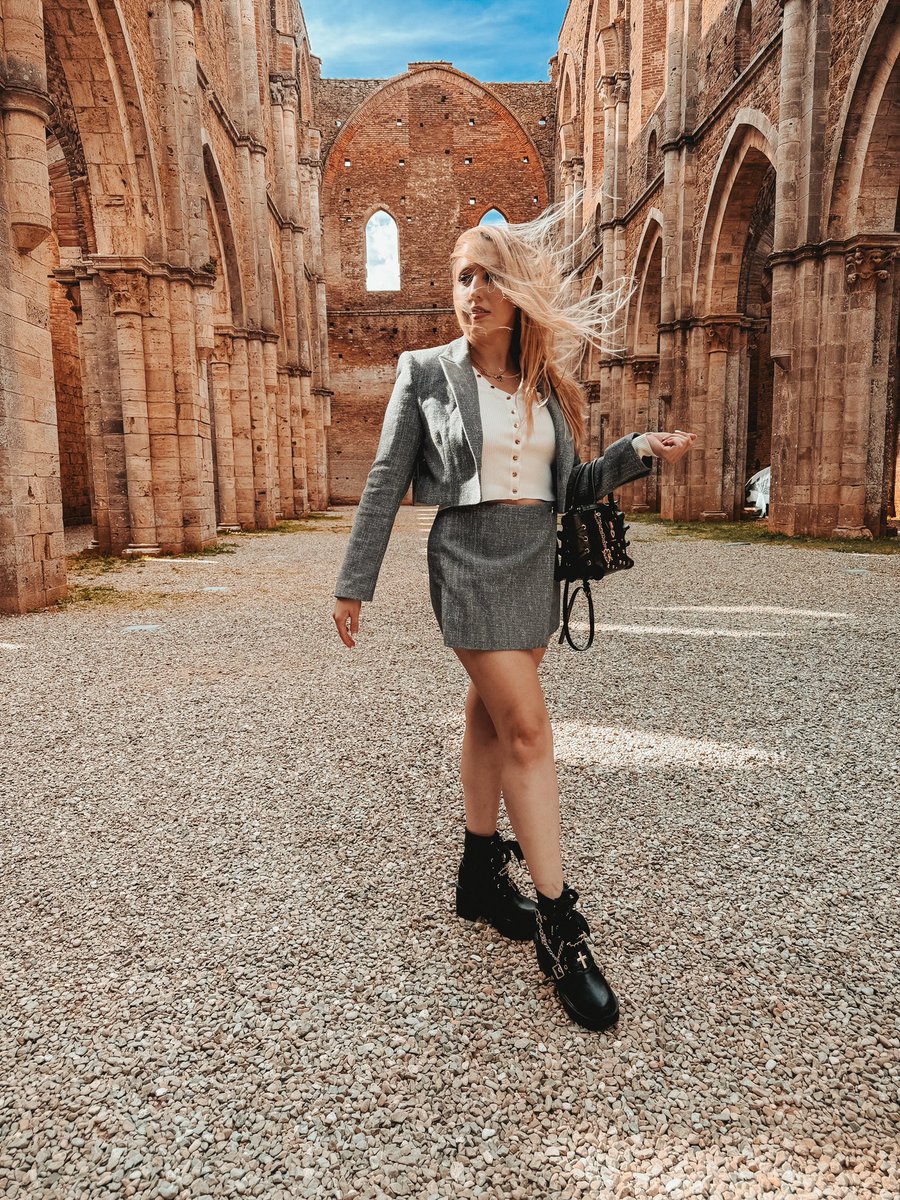 First time in the Tuscany Region. This is the Abbey of Saint Galgano which is a Cistercian Monastery from the 13th century. If you ever road trip to this area it is worth seeing along with trying all the amazing wine.