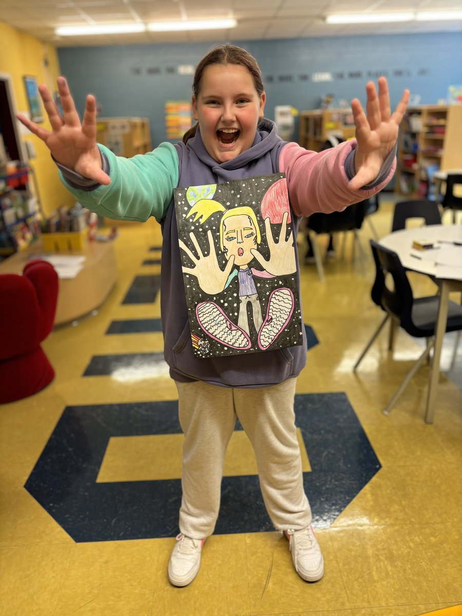 The Falling Through Space Project is hands down (or up I guess) my favourite art project for #sjbgrade6. So much time and effort is needed for this Foreshortening lesson. So worthwhile. Like many meaningful life tasks, great art takes planning, patience, and time. <a href="/sjboscoschool/">sjboscoschool</a>