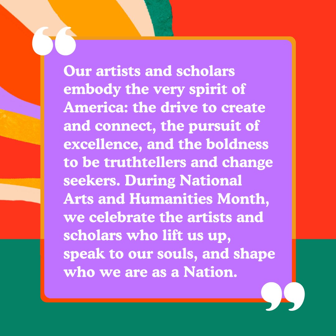 Arts Action Fund (@artsactionfund) on Twitter photo The White House issued its yearly proclamation declaring October National Arts an Humanities Month! You can read the full statement at bit.ly/2024NAHMProc
Celebrate with <a href="/Americans4Arts/">Americans for the Arts</a> and download the NAHM digital toolkit. bit.ly/NAHM2024 The White House issued its yearly proclamation declaring October National Arts an Humanities Month! You can read the full statement at bit.ly/2024NAHMProc
Celebrate with <a href="/Americans4Arts/">Americans for the Arts</a> and download the NAHM digital toolkit. bit.ly/NAHM2024