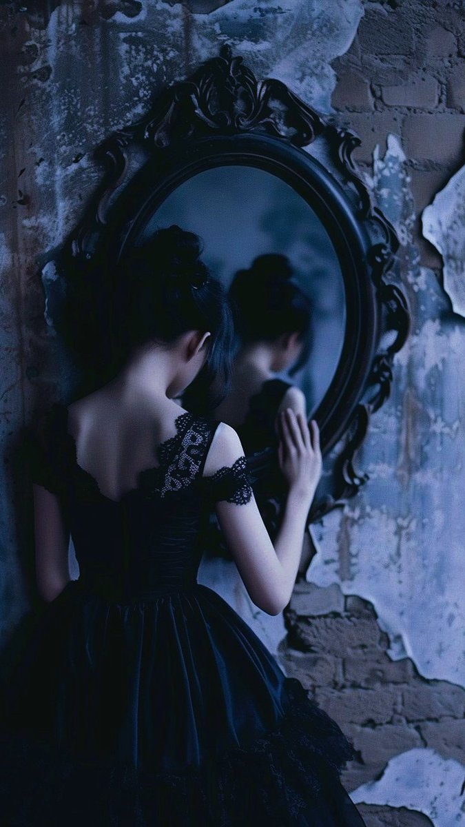 "...if i pass a mirror
 i turn away...

 i do not want
    to look at her

        and

 she does not want
 to be seen..." 

S.Olds.

         ............

Depressive Wizards: The heart's unspoken grief,,💜,,

youtu.be/3N4atPkqe-E?si…