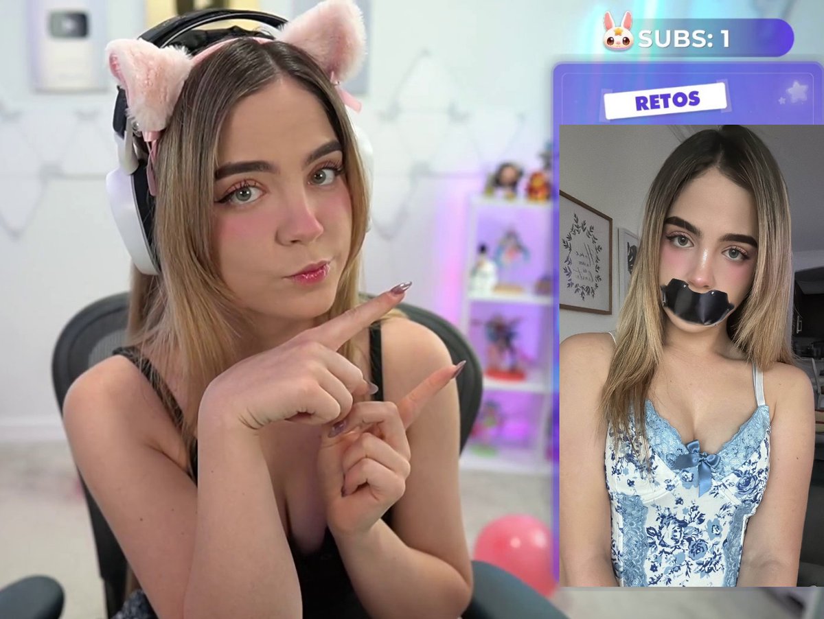 StreamersDid's tweet photo. ¿Qué opinarían si uno de los retos de staryuukii es estar amarrada a su silla y amordazada con los pies descalzos? https://t.co/UB87iHs9CV