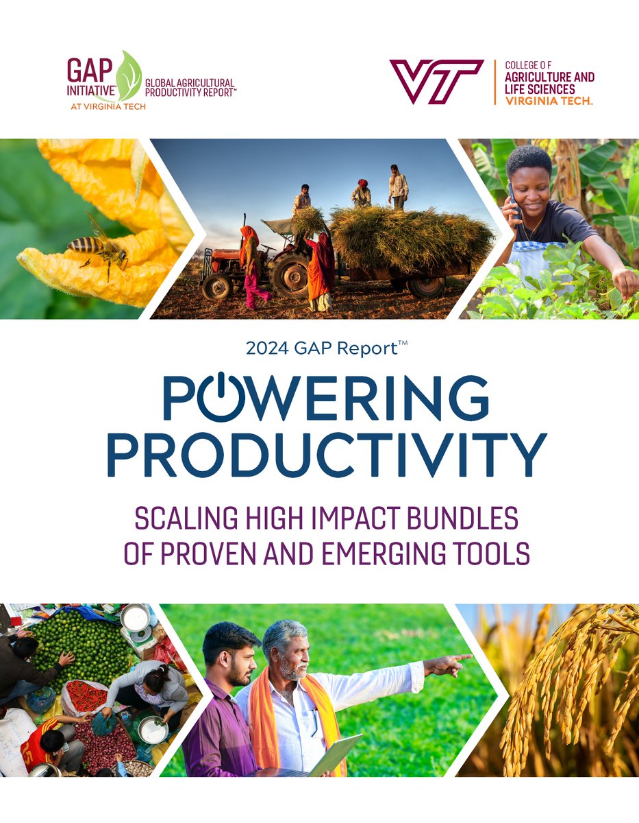 Global Agricultural Productivity (GAP) Initiative (@ag_productivity) on Twitter photo Whether you were here at <a href="/PressClubDC/">National Press Club</a> or online, thanks for joining us today for #AgProductivity24!
Be sure to check out the 2024 GAP Report: Powering Productivity. See our executive summary, out now 👉
globalagriculturalproductivity.org/2024-gap-repor…
<a href="/VTCALSGlobal/">Virginia Tech CALS Global</a> #AgProductivity24 Whether you were here at <a href="/PressClubDC/">National Press Club</a> or online, thanks for joining us today for #AgProductivity24!
Be sure to check out the 2024 GAP Report: Powering Productivity. See our executive summary, out now 👉
globalagriculturalproductivity.org/2024-gap-repor…
<a href="/VTCALSGlobal/">Virginia Tech CALS Global</a> #AgProductivity24