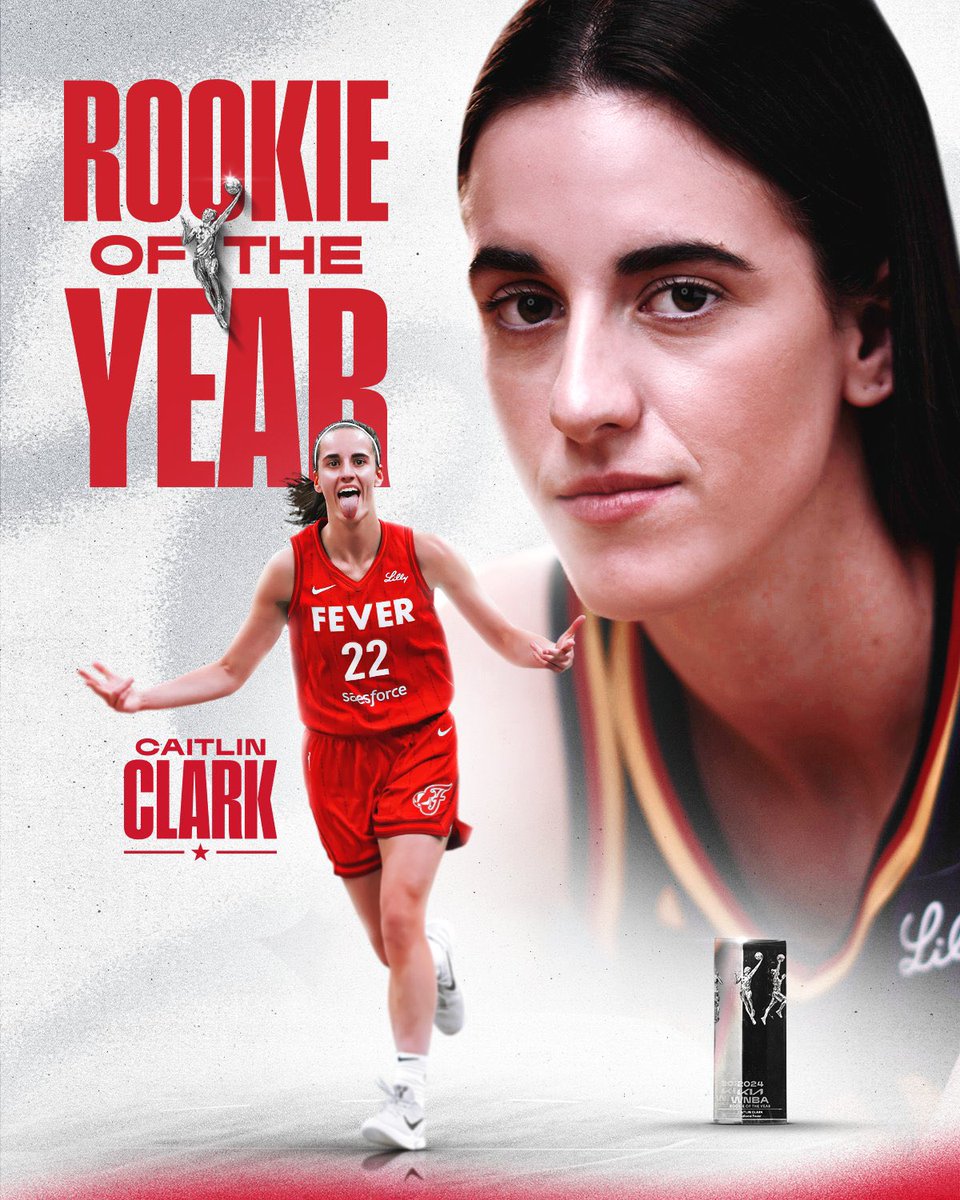 Caitlin Clark received 66 Rookie of the Year votes

She was not unanimous because 1 vote went to Angel Reese
