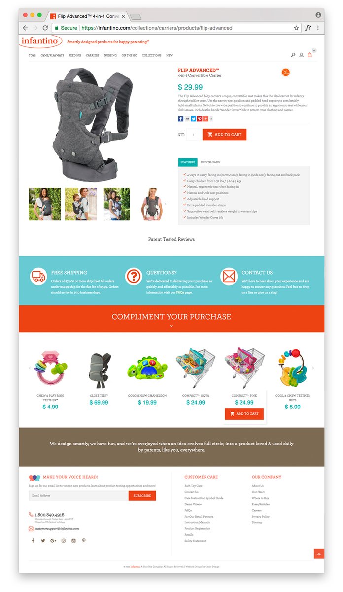 ChaseDesign's tweet image. If you are looking for an e-commerce website, we are your team!

Check out the e-commerce website that we created for infantino.com.

Creating Success!

ChrisChaseDesign.com