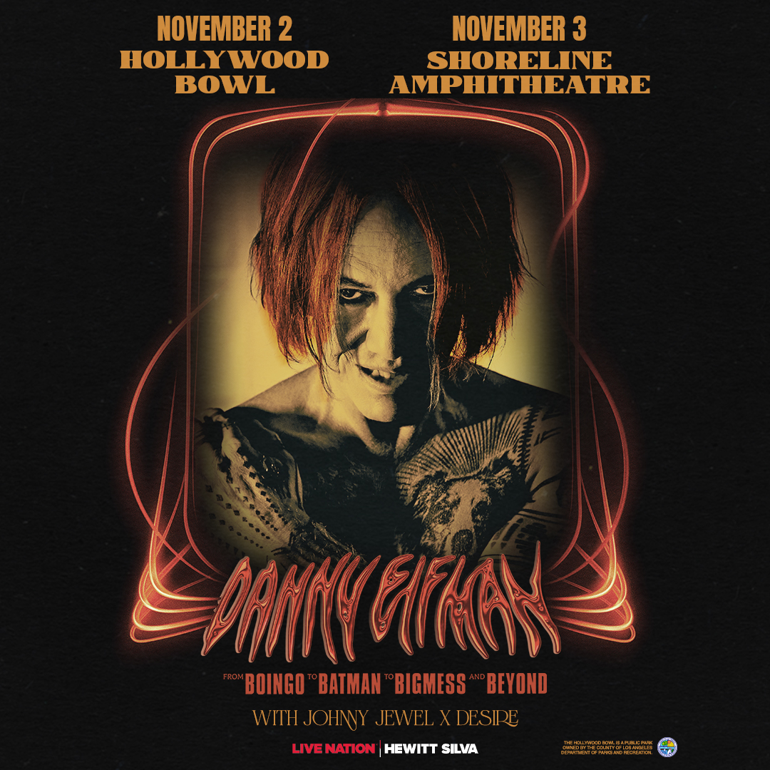 Danny Elfman (@dannyelfman) on Twitter photo #BBBB is one month away. You won't want to miss this! Get tickets: bit.ly/4dB6TRm
<a href="/LiveNation/">Live Nation</a> <a href="/LiveNation_LA/">Live Nation L.A.</a> <a href="/HollywoodBowl/">Hollywood Bowl</a> <a href="/ShorelineAmp/">Shoreline Amp</a> #BBBB is one month away. You won't want to miss this! Get tickets: bit.ly/4dB6TRm
<a href="/LiveNation/">Live Nation</a> <a href="/LiveNation_LA/">Live Nation L.A.</a> <a href="/HollywoodBowl/">Hollywood Bowl</a> <a href="/ShorelineAmp/">Shoreline Amp</a>