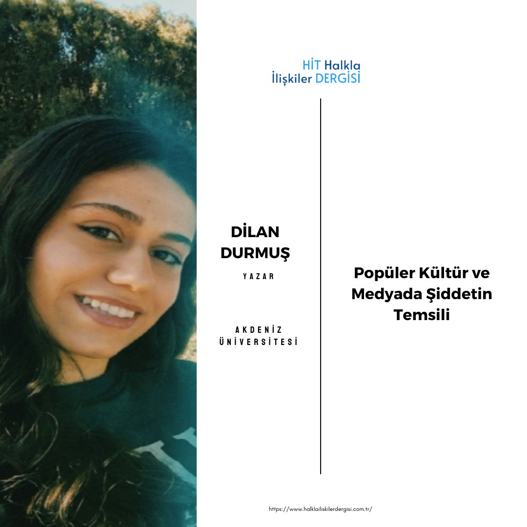 hitdergisi's tweet photo. Yazarımız Dilan Durmuş'tan 
✒️Popüler Kültür ve Medyada Şiddetin Temsili 

Devamını okumak için web sayfamızı ziyaret edebilirsiniz.
https://t.co/F8rkeeFy9K

#pr #hit https://t.co/ZkbSlyoKWP
