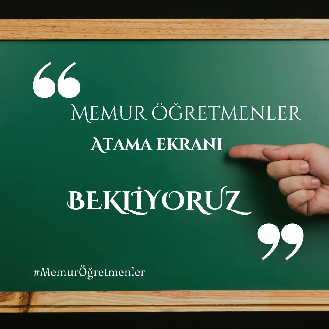 <a href="/MemurOgrtmnEcir/">MemurÖğretmenEcirSert</a> <a href="/RTErdogan/">Recep Tayyip Erdoğan</a> <a href="/CBegitimogretim/">TCCB EĞİTİM VE ÖĞRETİM POLİTİKALARI KURULU</a> <a href="/Yusuf__Tekin/">Yusuf Tekin</a> <a href="/tcmeb/">Millî Eğitim Bakanlığı</a> <a href="/mebpgm/">Personel Genel Müdürlüğü</a> #MemurÖğretmenler olarak 12 yıldır Kanuni hakkımızı istiyoruz devletimiz veremeyecek aciz olamaz <a href="/RTErdogan/">Recep Tayyip Erdoğan</a> <a href="/CBegitimogretim/">TCCB EĞİTİM VE ÖĞRETİM POLİTİKALARI KURULU</a> <a href="/Yusuf__Tekin/">Yusuf Tekin</a> <a href="/tcmeb/">Millî Eğitim Bakanlığı</a> <a href="/mebpgm/">Personel Genel Müdürlüğü</a> <a href="/cbsb/">Kimm Loughlin</a> <a href="/memetsimsek/">Mehmet Simsek</a>
<a href="/HMBakanligi/">T.C. Hazine ve Maliye Bakanlığı</a> 
<a href="/MemurSenKonf/">Memur-Sen</a>
<a href="/EgitimBirSen/">Eğitim-Bir-Sen</a> <a href="/_aliyalcin_/">Ali YALÇIN</a> <a href="/talatyavuz29/">Talat YAVUZ</a>