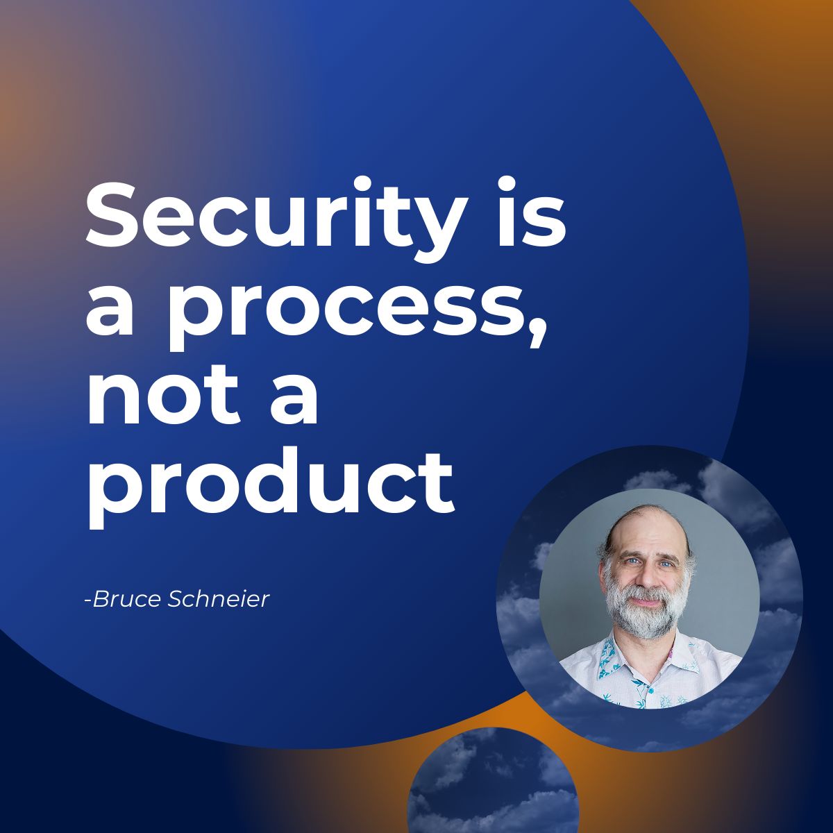 October is Cybersecurity Awareness Month. We’ll be sharing insights from cybersecurity leaders to help you strengthen your defenses and stay ahead of evolving threats. Today's quote comes from Bruce Schneier, a famous security technologist and author.