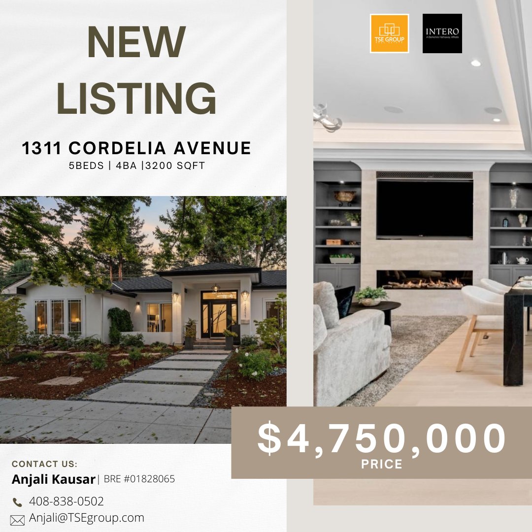 AnjaliKausar's tweet image. Don’t miss out on this exceptional opportunity! Schedule your tour today—this is a MUST SEE! 🏡💫

#tsegroup #anjalikausar #intero #activelisting