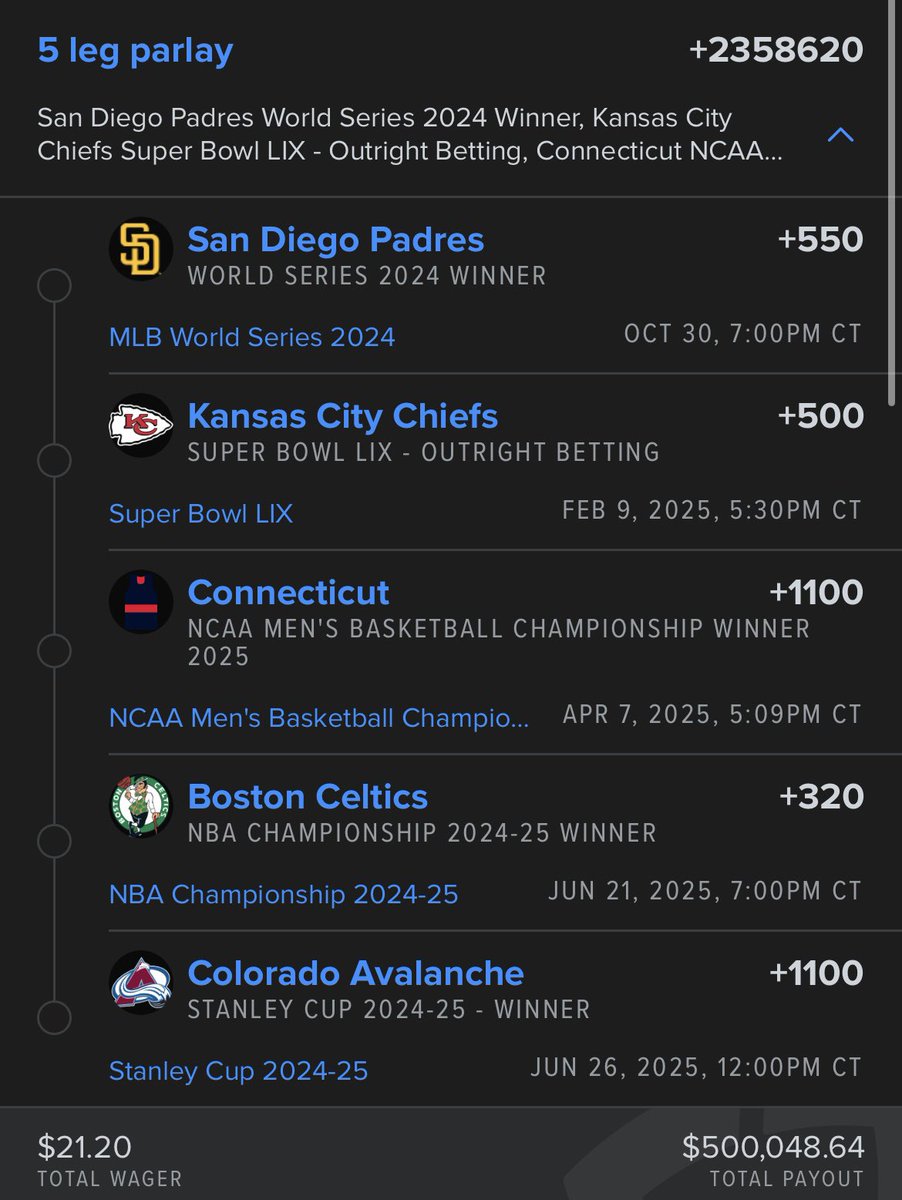 LOCK THIS IN RIGHT NOW🔒‼️

THE 500K PARLAY✅💰🔨