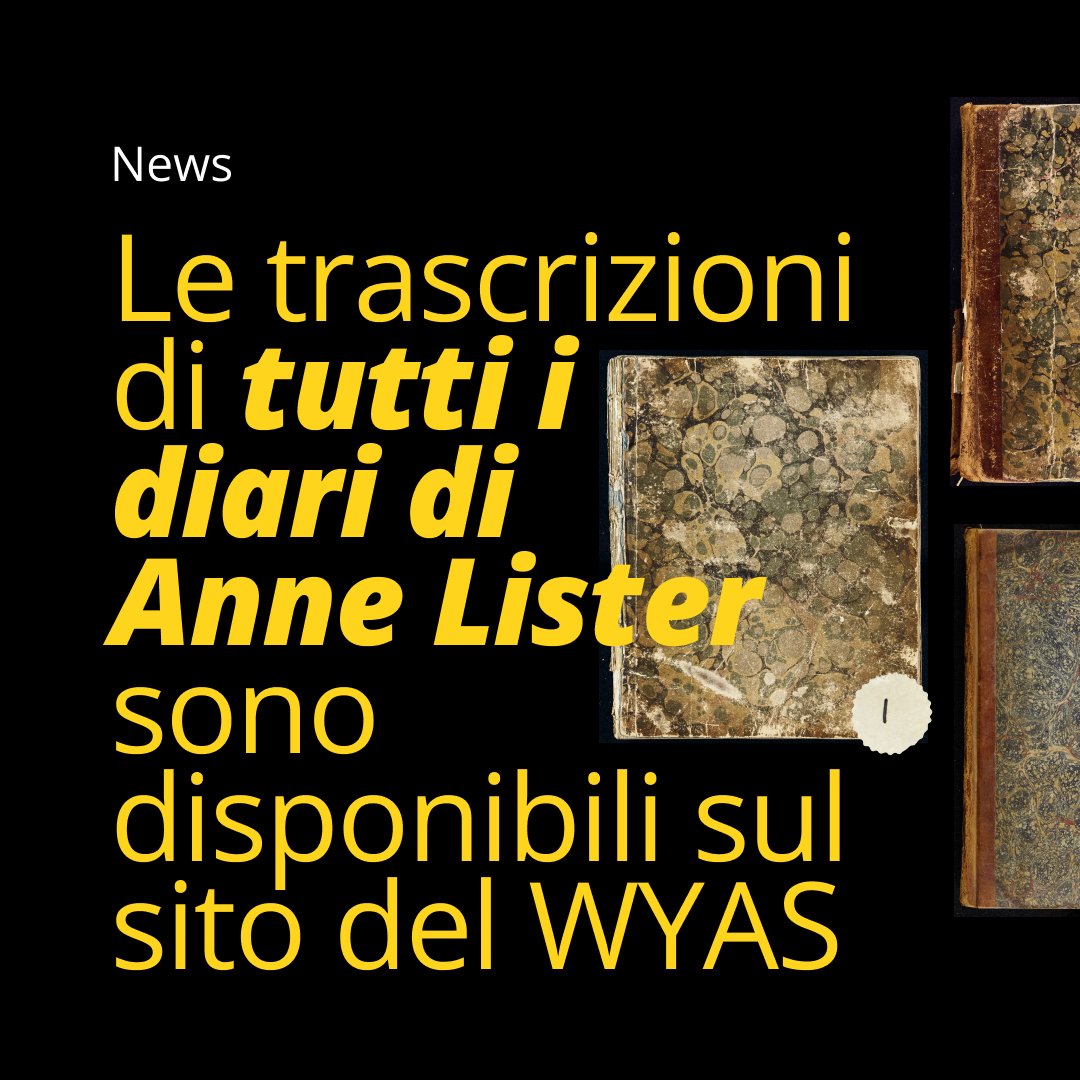 ListerItalia's tweet photo. Tutti i diari di #AnneLister sono ora disponibili online nelle loro trascrizioni ufficiali, sul sito del @wyorksarchives . Il progetto ha visto decine e decine di persone coinvolte in ogni parte del mondo, per trascrivere e controllare le trascrizioni

1/4 https://t.co/4b8n2cRCuA