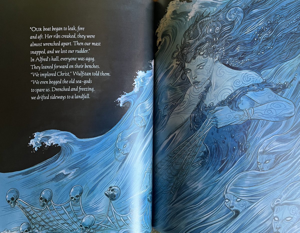 Simon Smith (@smithsmm) on Twitter photo This is marvellous.
“King Alfred and the Ice Coffin” by #KevinCrossleyHolland and stunning illustrated <a href="/chrisriddell50/">chris riddell</a>. It’s a wonderful story about Alfred and how he valued the power of story, it’s also a thrilling adventure.
Absolutely top drawer! #PicturebookPage This is marvellous.
“King Alfred and the Ice Coffin” by #KevinCrossleyHolland and stunning illustrated <a href="/chrisriddell50/">chris riddell</a>. It’s a wonderful story about Alfred and how he valued the power of story, it’s also a thrilling adventure.
Absolutely top drawer! #PicturebookPage