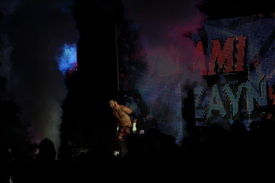 Oct 3rd 2014 <a href="/WWE/">WWE</a> came to Toronto for a house show, this was the first time everyone was introduced to <a href="/SamiZayn/">Sami Zayn</a> because <a href="/WWENXT/">WWE NXT</a> wasn't available to watch in Canada at the time. My sister and I were the only ones in the crowd who knew him &amp; cheered for him. I will always remember
