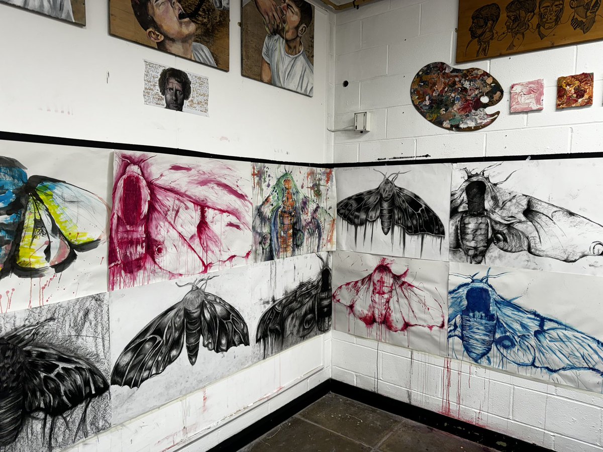 Just a sample of some of the amazing work on show in the department for Year 6 open evening. Such talented, creative pupils. This is why I love my job! <a href="/CaerleonComp/">Caerleon Comp</a> #maximisingpotential