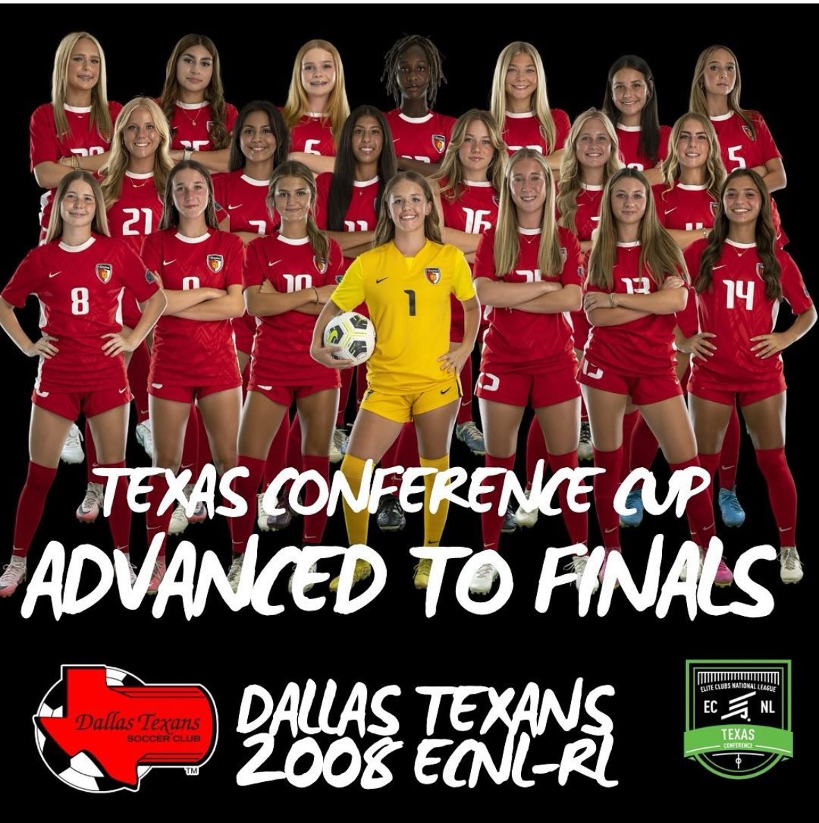 Lindsay Wood (@ntxsoccergirl09) on Twitter photo Come Watch Us at the ECNL Texas Conference Cup: Nov 2-3 in Round Rock, TX!
<a href="/ECNLgirls/">ECNL Girls</a> <a href="/TopDrawerSoccer/">TopDrawerSoccer</a> <a href="/ImYouthSoccer/">ECNL/GA/Recruiting/College Soccer</a> <a href="/ImCollegeSoccer/">College Soccer Truth โข</a> <a href="/PrepSoccer/">Prep Soccer โฝ๏ธ</a> @SoccerGrlProbs @prepsoccertx @thesoccerwire
<a href="/girlssoccernet/">Girls Soccer Network</a> <a href="/USClubSoccer/">US Club Soccer</a> Come Watch Us at the ECNL Texas Conference Cup: Nov 2-3 in Round Rock, TX!
<a href="/ECNLgirls/">ECNL Girls</a> <a href="/TopDrawerSoccer/">TopDrawerSoccer</a> <a href="/ImYouthSoccer/">ECNL/GA/Recruiting/College Soccer</a> <a href="/ImCollegeSoccer/">College Soccer Truth โข</a> <a href="/PrepSoccer/">Prep Soccer โฝ๏ธ</a> @SoccerGrlProbs @prepsoccertx @thesoccerwire
<a href="/girlssoccernet/">Girls Soccer Network</a> <a href="/USClubSoccer/">US Club Soccer</a>