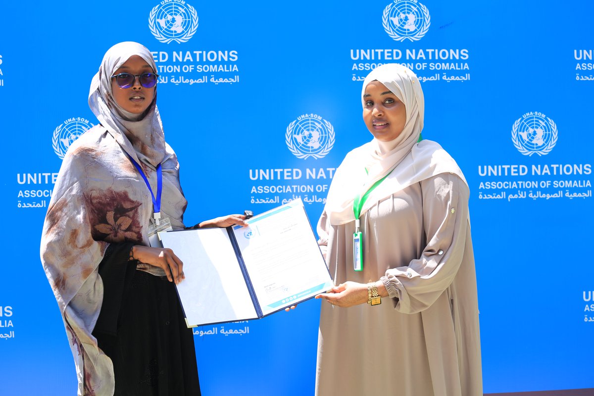 UNASOMALIA's tweet photo. Today, we successfully completed the first phase of UNASOMALIA's URGD Partial Scholarship Program in partnership with Accord University, advancing our commitment to the UN Sustainable Development Goals (SDGs). We thank our support team, volunteers, and students from across Somalia. The remaining phases will be finalized by the end of October 2024.

Photos: https://t.co/WNOCn6VVkv

#donate4somalia #SustainableFuture #SDGs