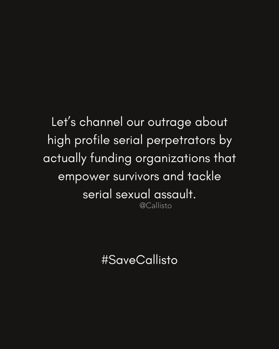 In case you were wondering why we're fighting so hard to #SaveCallisto. #diddy Here's how you can help: give.projectcallisto.org/campaign/save-…