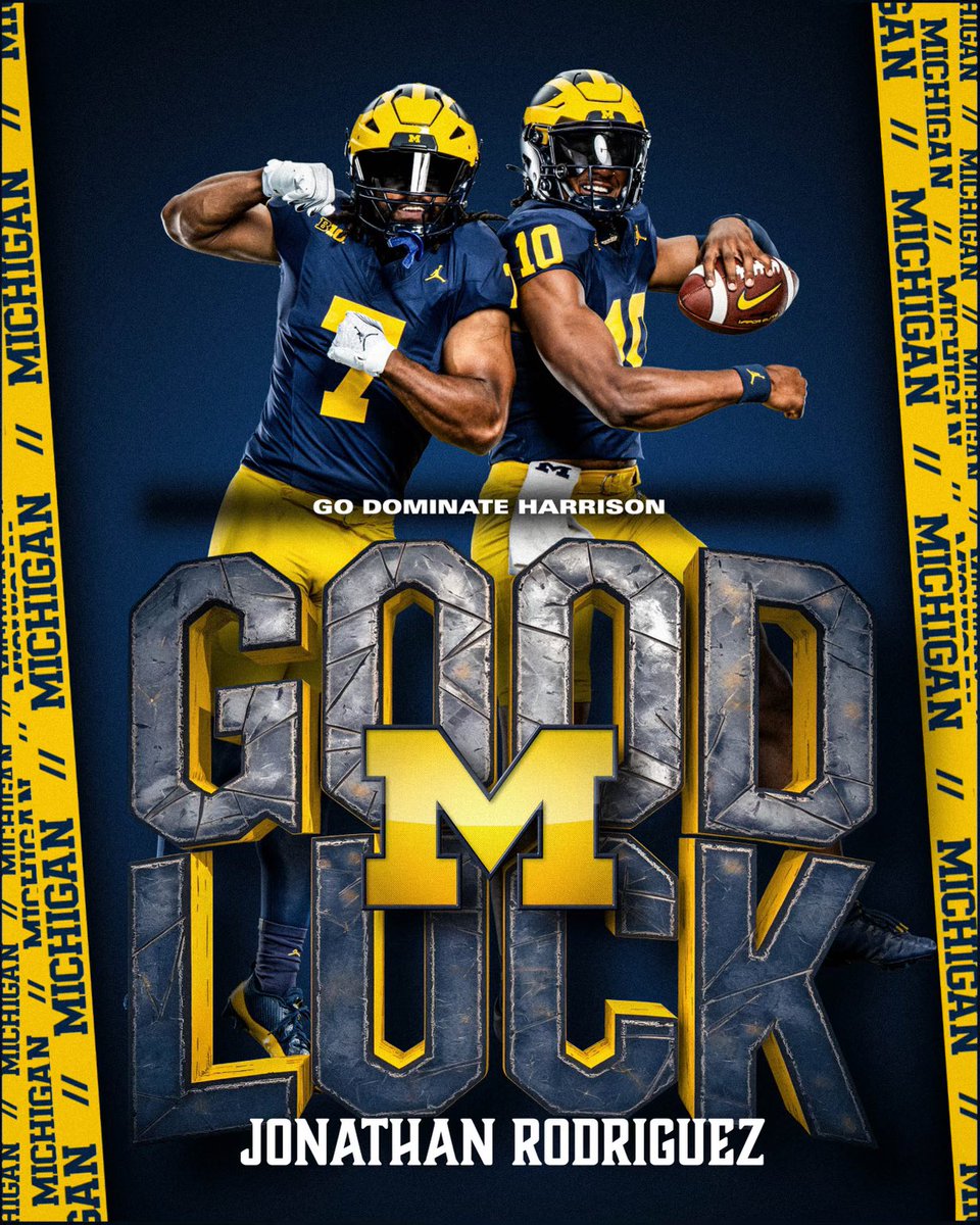 Thank you <a href="/UMichAthletics/">Michigan Athletics 〽️</a> <a href="/UMichFootball/">Michigan Football</a> <a href="/JTBrown721/">J.B. Brown</a> <a href="/CMiddletonJr/">Calvin Middleton Jr.</a> <a href="/CoachReid99/">Kareem Reid</a>