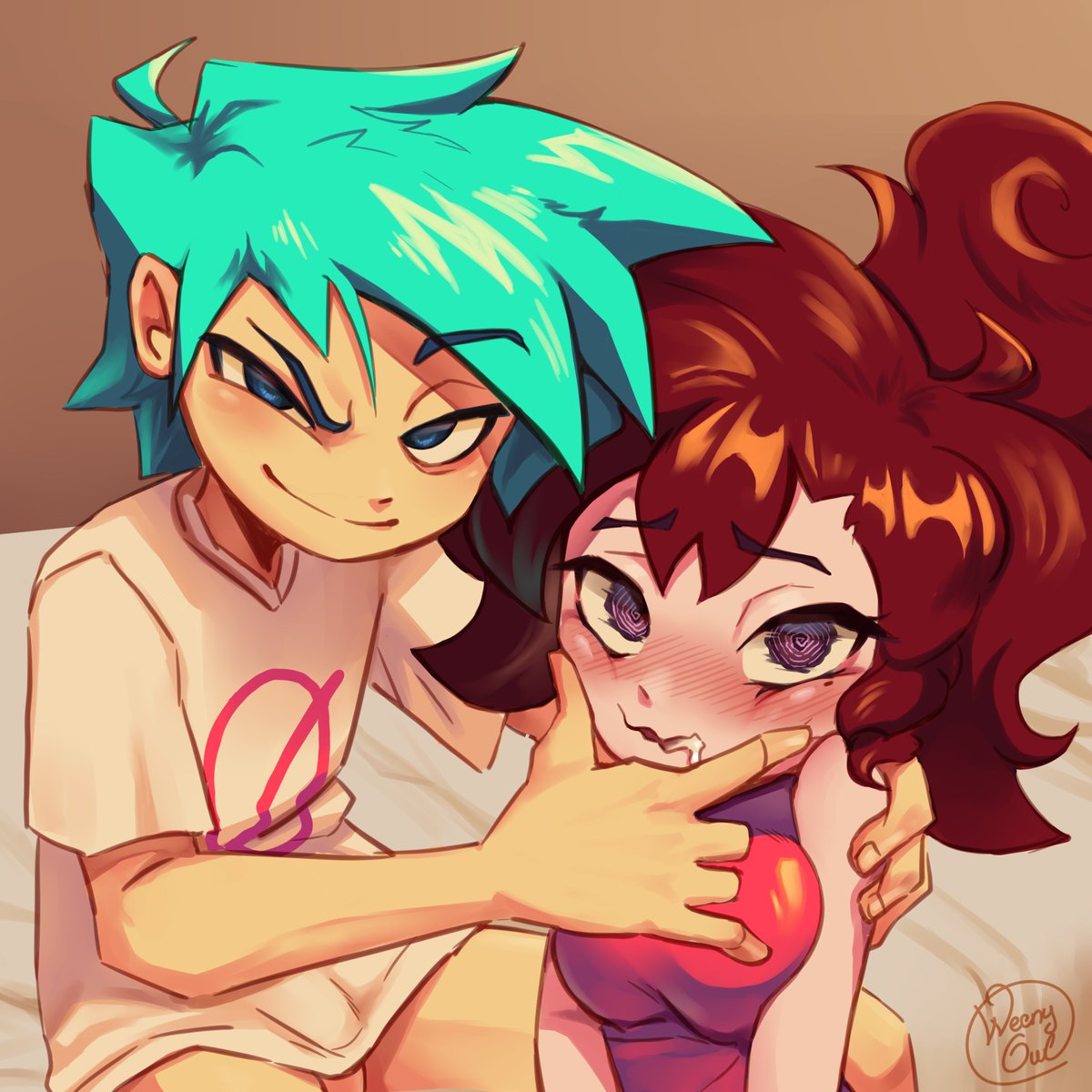 The lyrics of the “Philly nice” made me go around like crazy. And I really like the idea of taming GF, hehe
#fnf #FNFFUNKADELIX #fanart