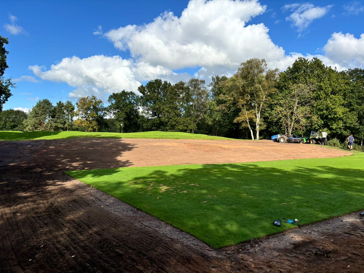 6th tee extension is getting there now. The new playing direction beginning to come alive. Shaping the rear of 5th green to the 6th tee is also nearing completion. <a href="/chriscardinal7/">Chris Cardinal</a>