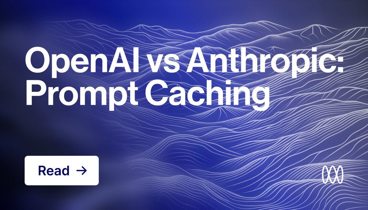 humanloop's tweet image. At #devday this week @OpenAI released prompt caching - which reduces input token costs by 50% and latency by 80% 🤯

Not too long ago, @AnthropicAI released its version of prompt caching, which can save up to 90% on input tokens and reduce latency by 85% 🚀

This is a huge deal.