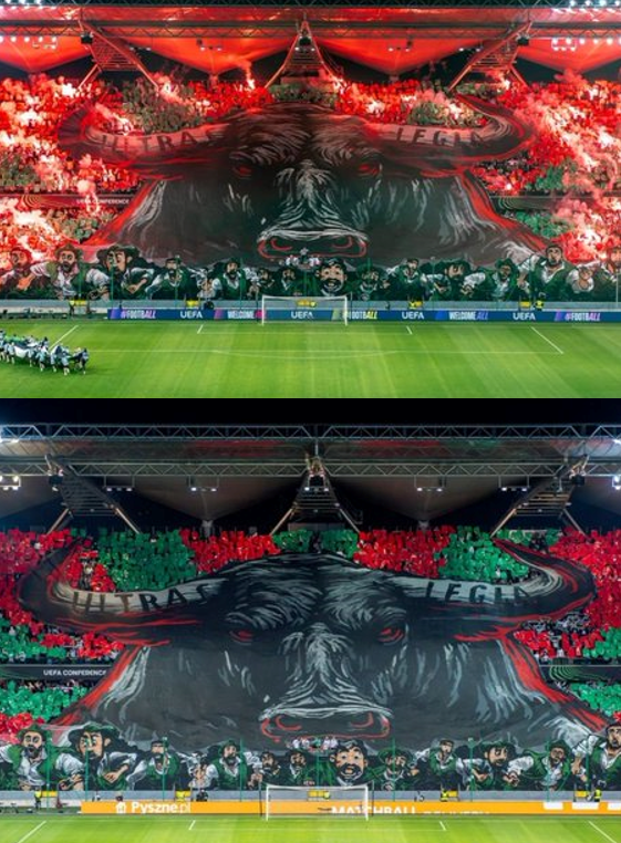 GradaBpro's tweet photo. En el resto de Europa están a otro nivel.

🐂EL TORO
Legia Varsovia vs Real Betis. https://t.co/SL9RpO3pOm