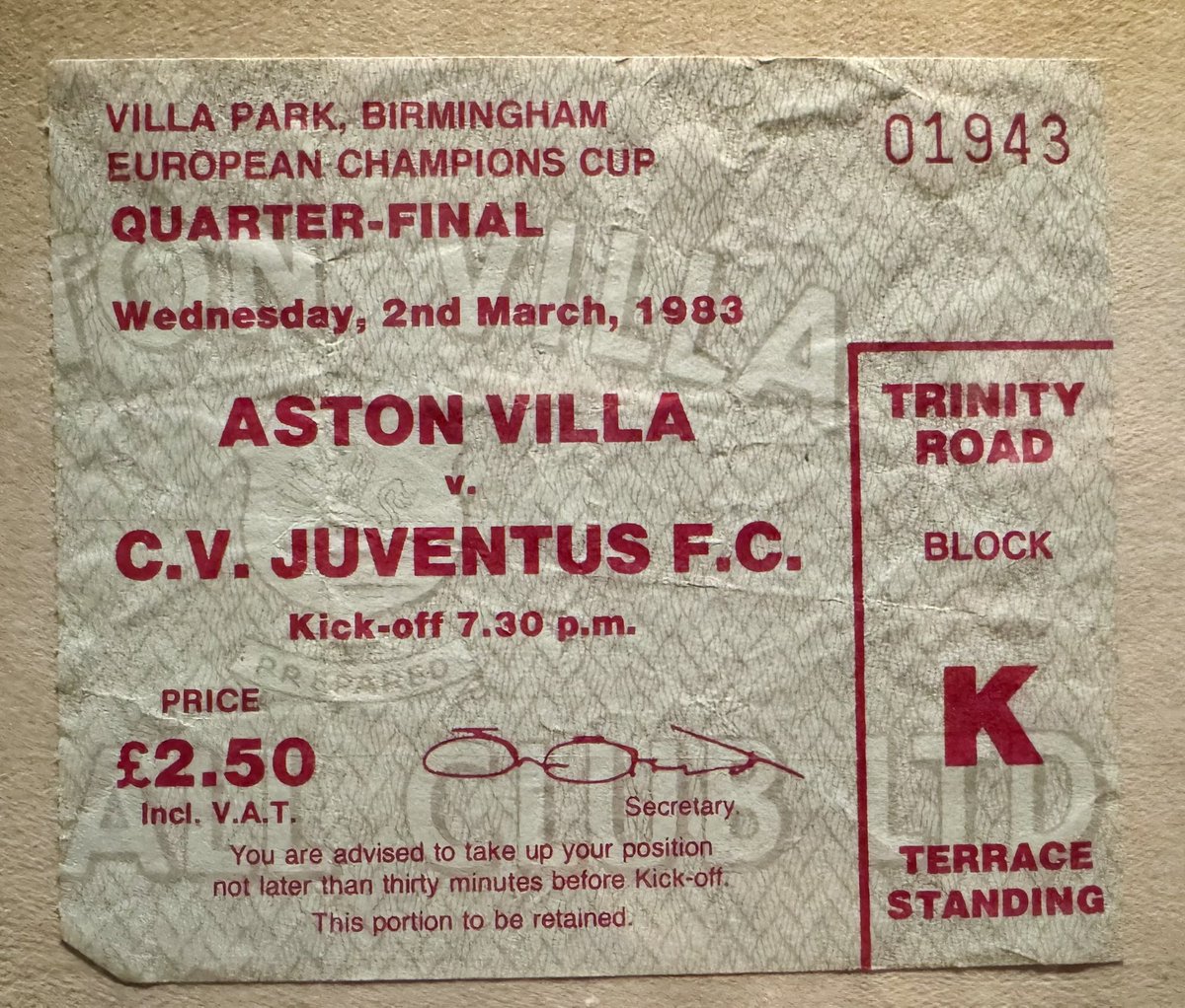 Last Champions League match at Villa Park before Bayern Munich #avfc #villapark